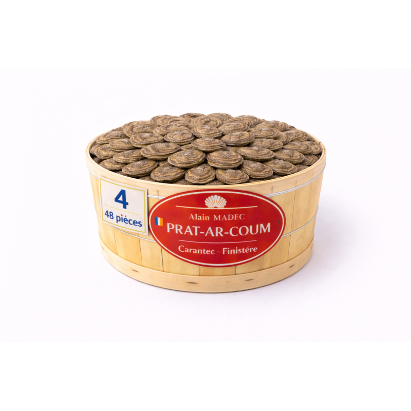 Huîtres Bretonnes Alain Madec n°4 – bourriche 48 pièces