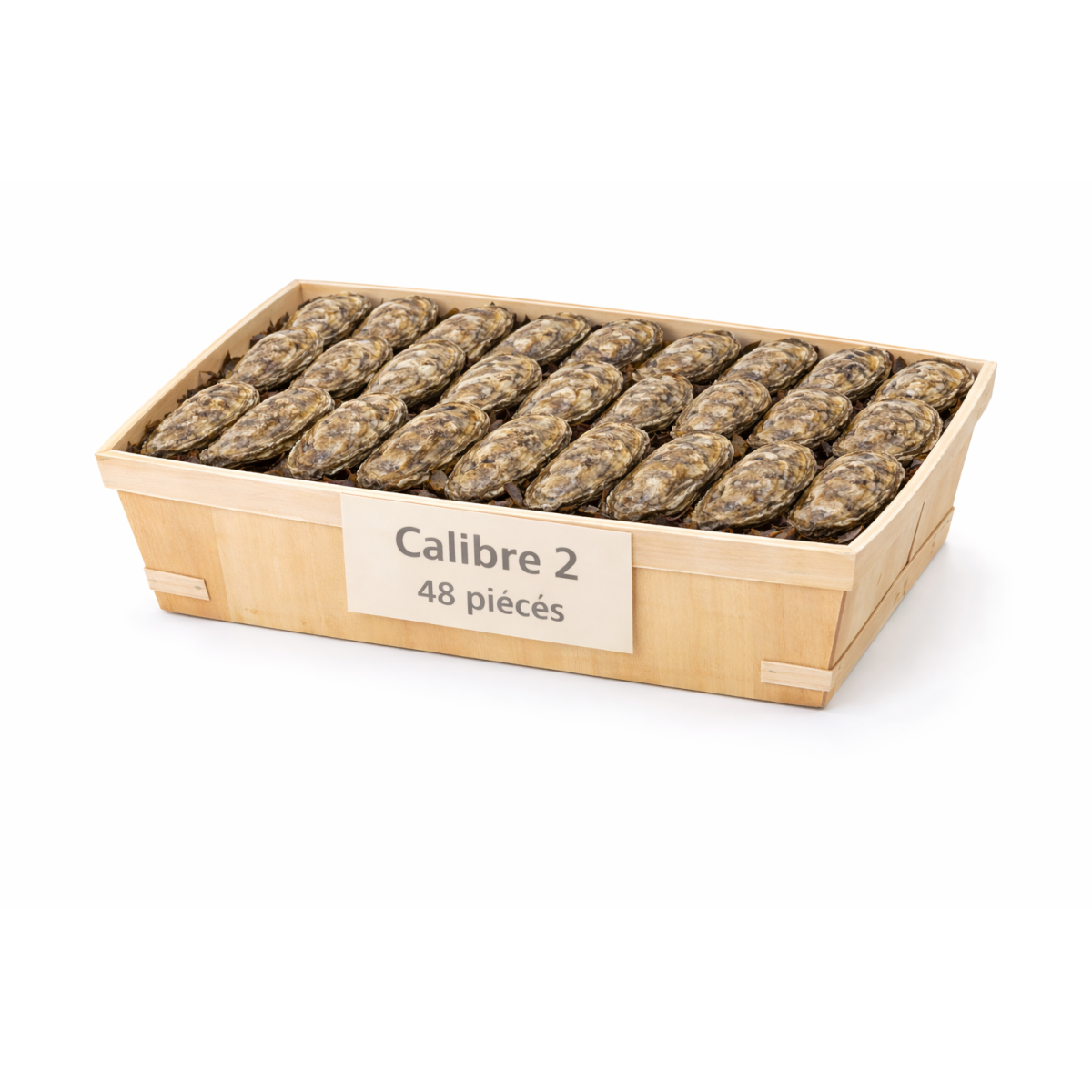 Huîtres Bretonnes Spéciales Maison Legris n°2 – bourriche 48 pièces